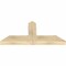 Ekena Millwork Portland Rough Sawn Timber Gable Bracket, Douglas Fir, 48"W x 22"H x 4"D x 6"F, 11/12 Pitch GBW048X22X0406POR00RDF - alternate 2